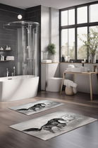 Set covorase de baie, Cartwright, CT-5131, Poliester, Multicolor