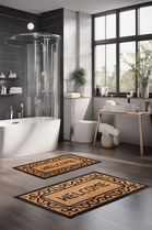 Set covorase de baie, Cartwright, CT-5154, Poliester, Multicolor