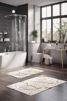 Set covorase de baie, Cartwright, CT-5169, Poliester, Multicolor