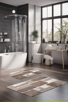 Set covorase de baie, Cartwright, CT-5179, Poliester, Multicolor
