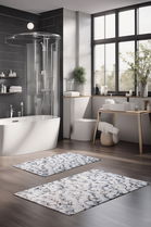 Set covorase de baie, Cartwright, CT-5182, Poliester, Multicolor