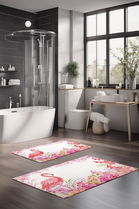 Set covorase de baie, Cartwright, CT-5214, Poliester, Multicolor