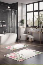 Set covorase de baie, Cartwright, CT-5222, Poliester, Multicolor