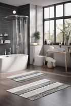 Set covorase de baie, Cartwright, CT-5232, Poliester, Multicolor