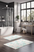Set covorase de baie, Cartwright, CT-5237, Poliester, Multicolor