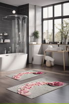 Set covorase de baie, Cartwright, CT-5262, Poliester, Multicolor