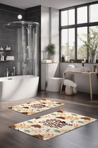 Set covorase de baie, Cartwright, CT-5270, Poliester, Multicolor