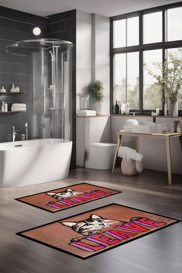 Set covorase de baie, Cartwright, CT-5295, Poliester, Multicolor