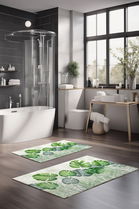 Set covorase de baie, Cartwright, CT-5310, Poliester, Multicolor