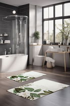 Set covorase de baie, Cartwright, CT-5321, Poliester, Multicolor