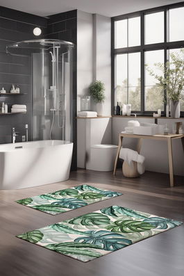Set covorase de baie, Cartwright, CT-5327, Poliester, Multicolor
