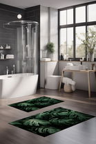 Set covorase de baie, Cartwright, CT-5332, Poliester, Multicolor