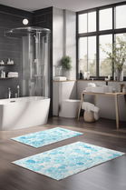 Set covorase de baie, Cartwright, CT-5345, Poliester, Multicolor
