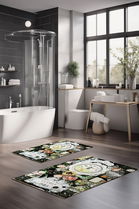 Set covorase de baie, Cartwright, CT-5357, Poliester, Multicolor