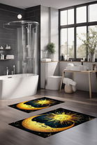 Set covorase de baie, Cartwright, CT-5383, Poliester, Multicolor