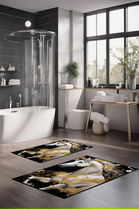 Set covorase de baie, Cartwright, CT-5420, Poliester, Multicolor