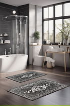 Set covorase de baie, Cartwright, CT-5425, Poliester, Multicolor