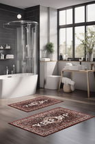 Set covorase de baie, Cartwright, CT-5426, Poliester, Multicolor