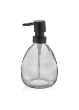 Dozator sapun lichid, Mia, SBN0056, Sticla, Transparent