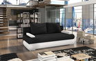 Canapea extensibila 3 locuri ELTAP, Milo, 213x95x90 cm, lemn/poliester, negru