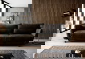 Canapea extensibila 4 locuri ELTAP, SO-SIL-22NU, Silva, 236x95x90 cm, lemn/poliester, maro inchis