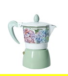 Cafetiera, Flora Moka, Brandani, capacitate 3 cesti, 16x8.5x15.5 cm, aluminiu