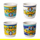 Set 4 pahare, Citrus Colors, Brandani, D6x6 cm, portelan New Bone China