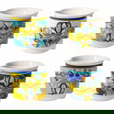 Set 4 pahare, Citrus Colors, Brandani, D6x6 cm, portelan New Bone China