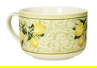 Cana mic dejun, Limoni v2, Brandani, D12.5x9 cm, 450 ml, portelan New Bone China