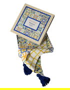 Traversa de masa, Medicea Retro, include cutie cadou, Brandani, 45x140 cm, bumbac