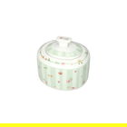 Zaharnita cu capac, Polline Green, Brandani, 10x9x9 cm, portelan New Bone China