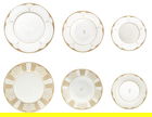 Serviciu de masa 18 piese, Golden Eye, Brandani, portelan