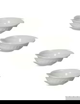 Set 4 boluri, Senzatempo, Brandani, D13x4 cm, portelan New Bone China