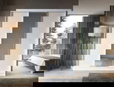 Dulap pentru haine cu oglinda ELTAP, Biancco III, 180x60x220 cm, MDF, alb