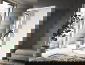 Dulap pentru haine cu oglinda ELTAP, Biancco II, 120x60x220 cm, MDF, alb