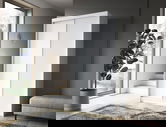 Dulap pentru haine ELTAP, Biancco II, 120x60x220 cm, MDF, alb