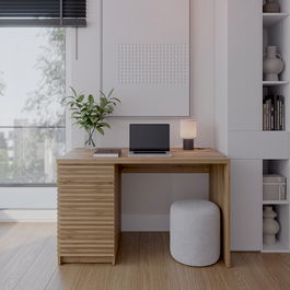 Birou ELTAP, Bisett, 140x60x75 cm, PAL, stejar