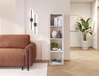 Raft de perete ELTAP, Figgi, 30x38x147 cm, PAL/PVC, alb