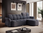 Coltar extensibil dreapta 3 locuri ELTAP, Beneth, 301x185x115 cm, lemn/poliester, albastru