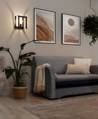 Aplica de perete ELTAP, Giorri, 20x18x25 cm, 1xE27, 15W, otel, negru