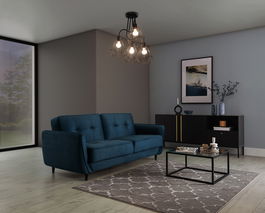 Lustra ELTAP, Bendinni, 60x60x50 cm, 4xE27, 15W, otel, negru