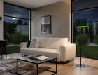 Lampadar ELTAP, Vespillo, 40x150 cm, 1xE27, 15W, otel/PVC, verde/auriu