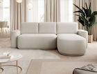Coltar extensibil dreapta 4 locuri ELTAP, Aurumm, 285x180x92 cm, lemn/poliester, alb murdar