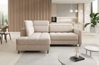 Coltar extensibil stanga 3 locuri ELTAP, LT-18RAQ, Barea, 208x160x100 cm, lemn/poliester, bej