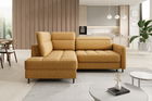 Coltar extensibil stanga 3 locuri ELTAP, LT-45MAN, Barea, 208x160x100 cm, lemn/poliester, mustar