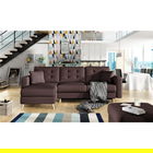 Coltar extensibil reversibil 3 locuri ELTAP, AsgL-06, Asgard, 248x162x93 cm, lemn/poliester, maro