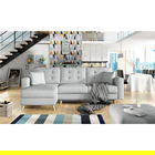Coltar extensibil reversibil 3 locuri ELTAP, AsgL-22, Asgard, 248x162x93 cm, lemn/poliester, gri deschis