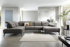 Coltar stanga 6 locuri ELTAP, LT-04LO, Bretan, 350x205x107 cm, lemn/poliester, gri