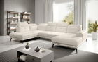 Coltar stanga 6 locuri ELTAP, LT-33SOF, Bretan, 350x205x107 cm, lemn/poliester, bej deschis