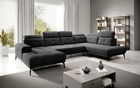Coltar dreapta 6 locuri ELTAP, RT-10MAR, Bretan, 350x205x107 cm, lemn/poliester, negru